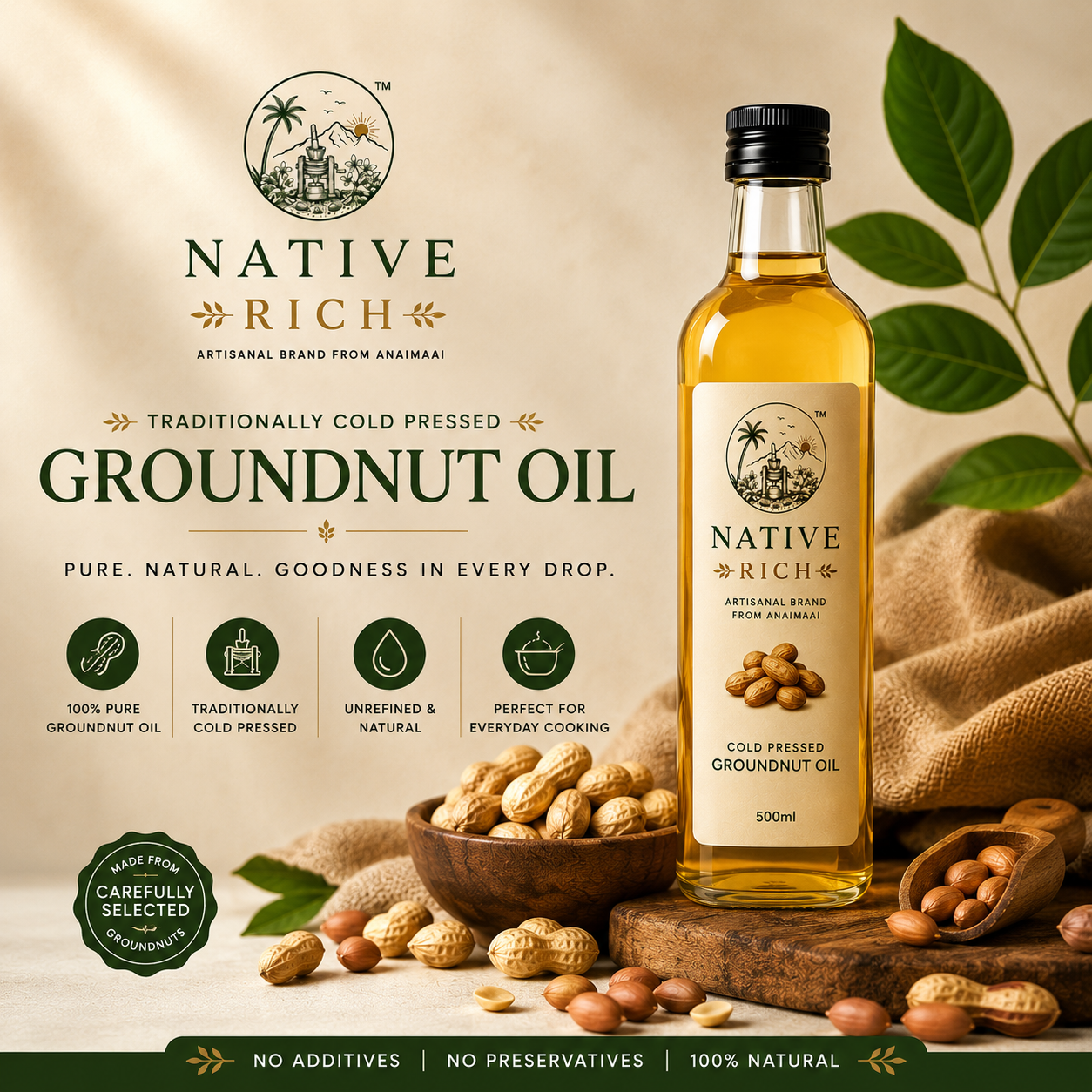 groundnut oil from native rich cold pressed 3