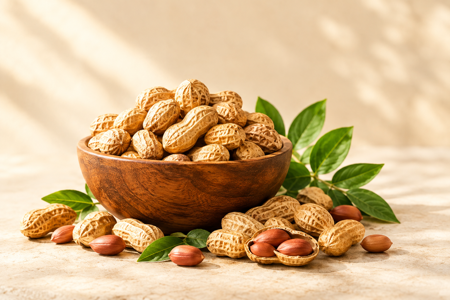Bowl of groundnuts for NativeRich Groundnut Oil