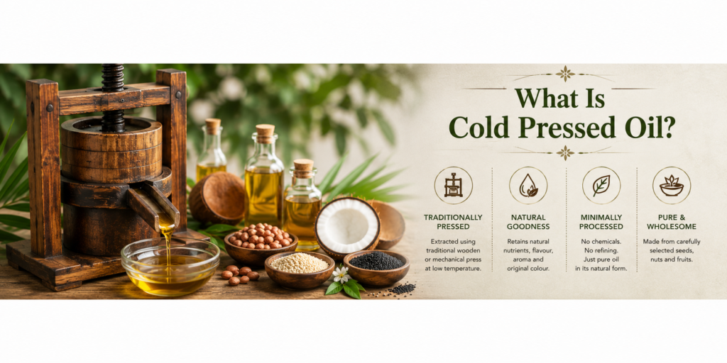 cold pressed and refined oil
