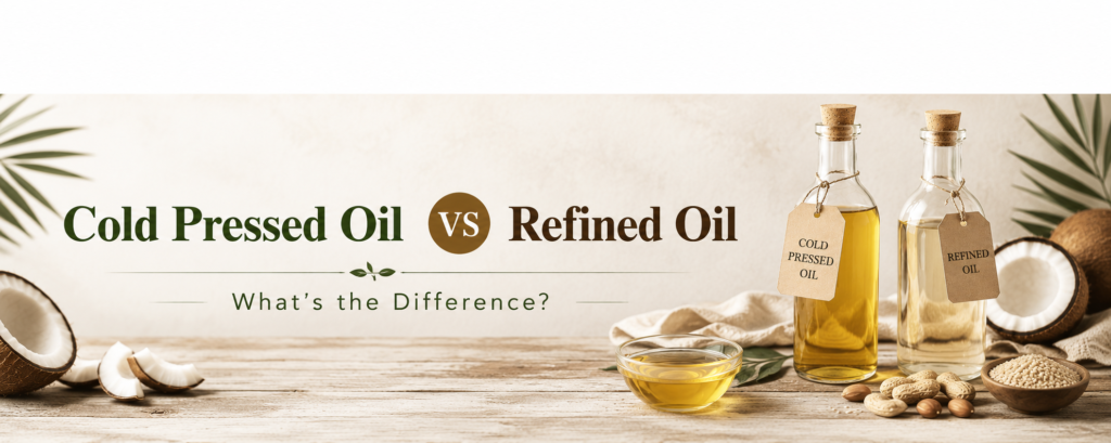 cold pressed oil and refined oil